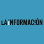 Logo con la inscripción de la palabra "La información" en mayúscula en negro y con la letra "i" en blanco, sobre fondo azul.